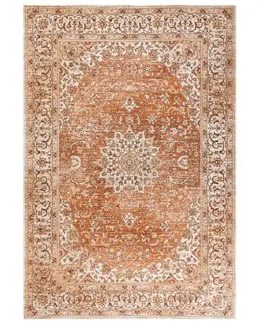 Alfombra HAYA Naranja 160 x 230 cm Algodón - Accesorios decorativos