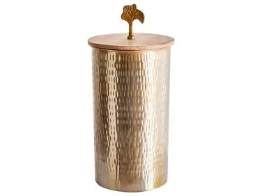 Recipiente ASWAN Metal Dorado - Accesorios decorativos