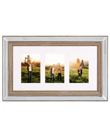 Marco para 3 fotos SINTA Plateado - Accesorios decorativos