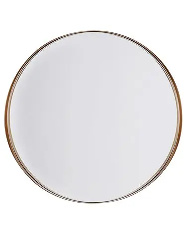 Wall Mirror PINEY 40 cm 40 cm Metal Copper - Home Accessories