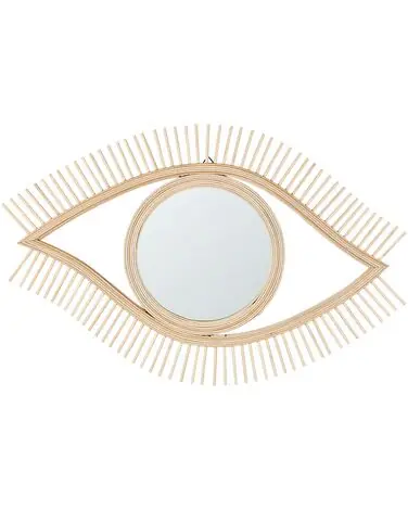 Wall Mirror SOYOPA 79 cm 48 cm Bamboo Natural - Home Accessories