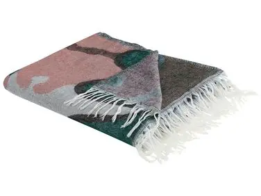 Blanket SOMANI Fabric 130 x 170 cm Multicolour - Home Accessories