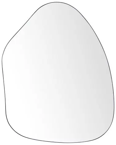 Wall Mirror PUTEAUX 70 cm 92 cm Metal Black - Home Accessories