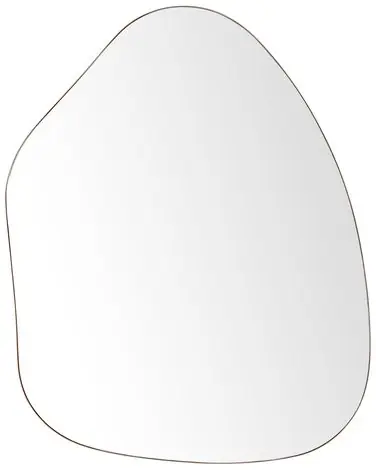 Wall Mirror PUTEAUX 70 cm 92 cm Metal Gold - Home Accessories