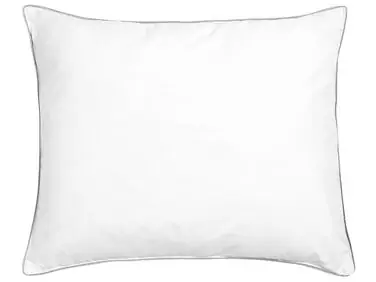 Bed Pillow PELISTER Low Microfibre 50 x 60 cm White - Home Accessories