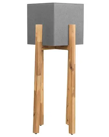 Elevated Plant Pot DRIMOS 30 cm Light Grey Grey - Garden & Balcony