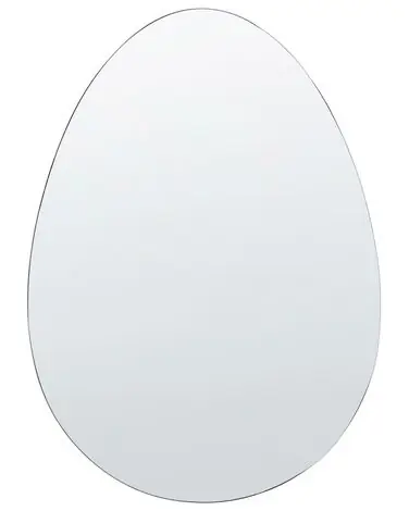 Wall Mirror MONTRESOR 50 cm 70 cm Silver - Home Accessories