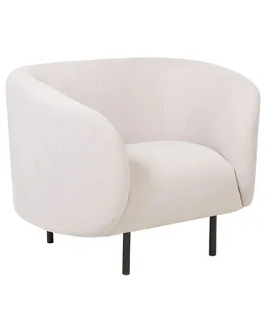 Armchair LOEN Fabric Light Beige - Living Room
