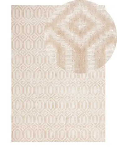 Alfombra ADATEPE Beige 140 x 200 cm Viscosa - Accesorios decorativos