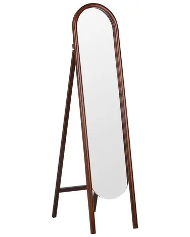 Espejo de pie CHELLES 150 cm Madera de paulownia Marrón oscuro - Accesorios decorativos