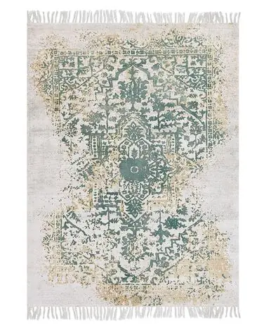Alfombra BOYALI Beige claro 140 x 200 cm Viscosa - Accesorios decorativos