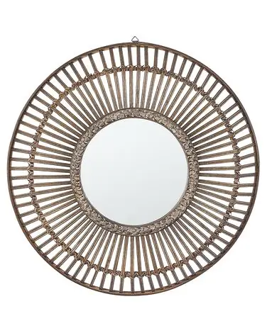 Espejo BLASITO 66 cm 66 cm Bambú Marrón - Accesorios decorativos