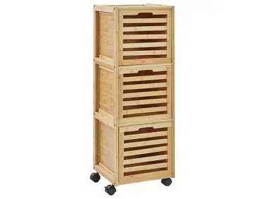 Armario de baño SHAWNEE Bambú 32 cm Marrón claro