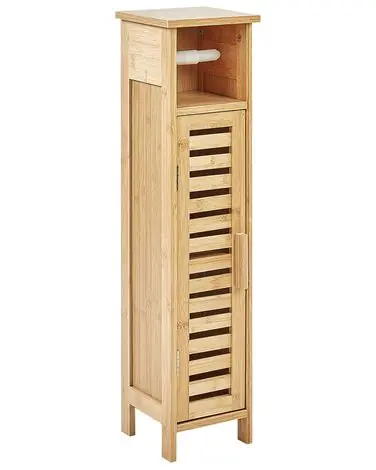 Mueble para papel higiénico OLATHE Bambú Marrón claro - Accesorios decorativos