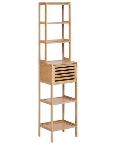 Estantería LEHI Bambú Marrón claro - Baño