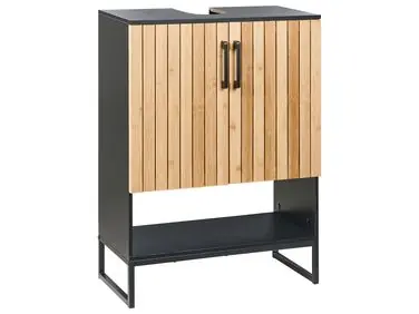 Mueble de baño MISCANTI Bambú 60 cm Marrón claro