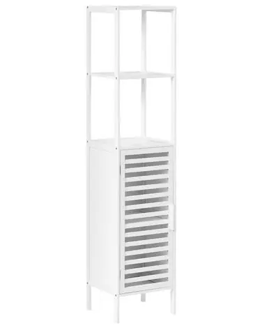 Estantería OWASSO Bambú Blanco - Baño