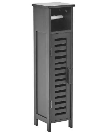 Mueble para papel higiénico OLATHE Bambú Negro - Baño