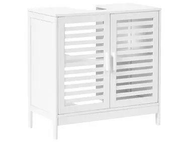 Mueble de baño MISSOULA Bambú 60 cm Blanco