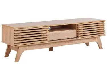 TV Stand DETROIT II Light Brown - Living Room