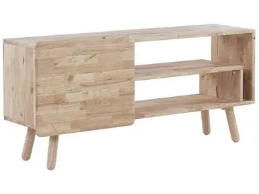 TV Stand WESTFIELD Wood Light Brown - Living Room