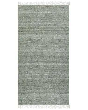 Alfombra MALHIA Verde claro 80 x 150 cm - Accesorios decorativos