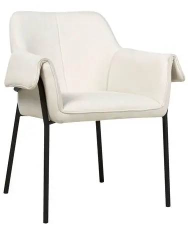 Armchair ARLA Fabric Light Beige - Living Room