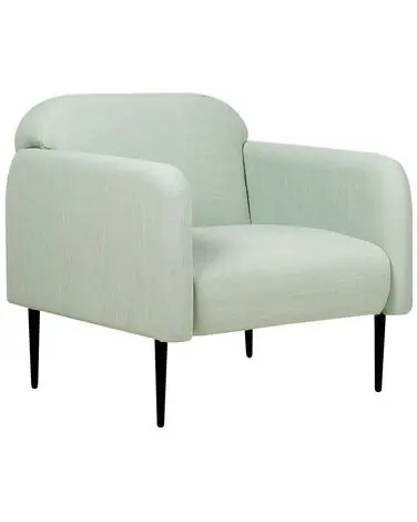 Armchair STOUBY Linen Light Green - Living Room
