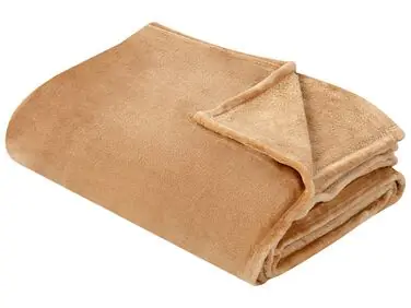 Blanket BAYBURT 150 x 200 cm Sand Beige - Home Accessories