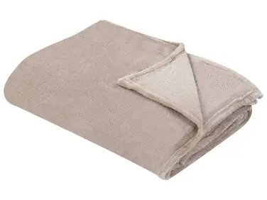 Blanket BAYBURT 150 x 200 cm Beige - Home Accessories