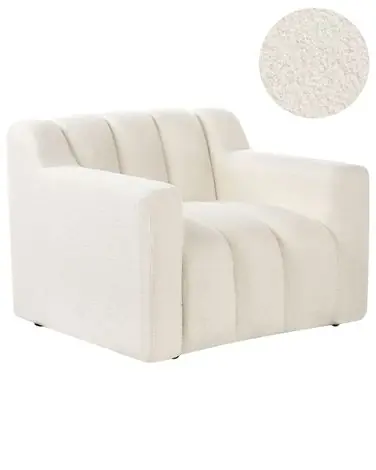 Armchair AGERUP Boucle Off-White