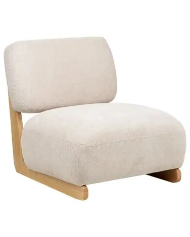 Armchair KOKKOLA Fabric Light Beige - Living Room