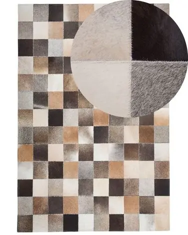 Alfombra SOKE Multicolor 160 x 230 cm Piel - Accesorios decorativos