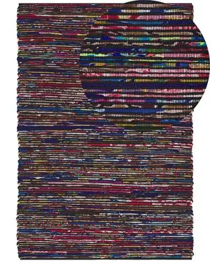 Alfombra BARTIN Negro 160 x 230 cm - Accesorios decorativos