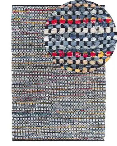 Alfombra ALANYA Multicolor 140 x 200 cm Algodón - Accesorios decorativos