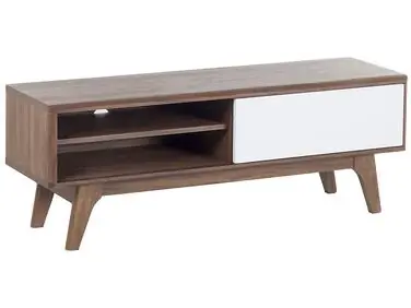 Mueble TV BUFFALO Marrón/Blanco - Sala de estar