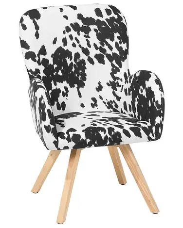Armchair BJARN Fabric Black - Living Room