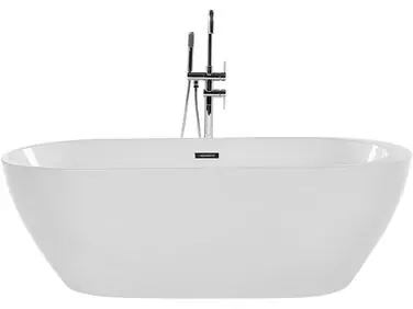 Bañera independiente NEVIS 170 x 80 cm Blanco - Baño