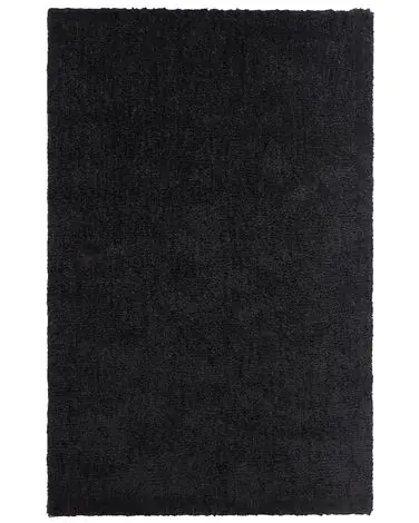 Alfombra de pelo largo DEMRE Negro 200 x 300 cm - Accesorios decorativos
