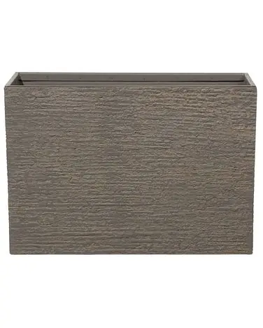 Maceta EDESSA 80 cm Marrón oscuro - Jardín y balcón