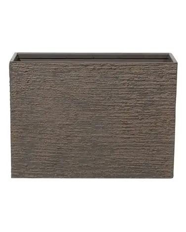 Maceta EDESSA 70 cm Marrón oscuro - Jardín y balcón