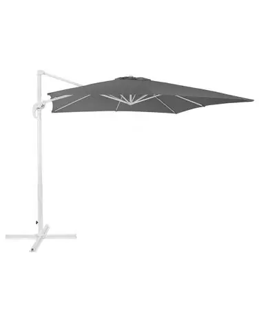 Sombrilla sin volantes 250 cm MONZA Gris oscuro - Jardín y balcón