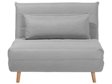 Sofá cama individual SETTEN Tela Gris claro - Sala de estar