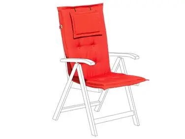 Back/Seat Cushion TOSCANA 50 x 70 cm Red - Home Accessories