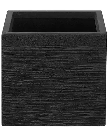Plant Pot PAROS 30 cm Black - Garden & Balcony