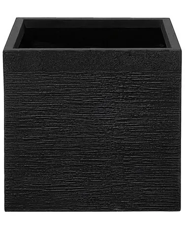 Plant Pot PAROS 40 cm Black - Garden & Balcony