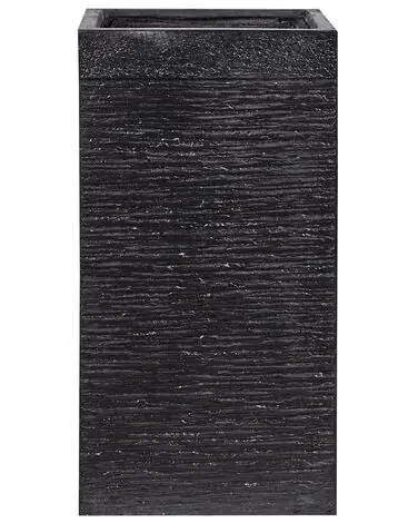 Plant Pot DION 40 cm Black - Garden & Balcony