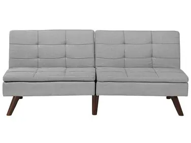 Sofa Bed 3 Seater RONNE Fabric Light Grey - Living Room