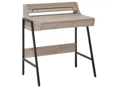 Escritorio BROXTON Marrón claro 77 cm 46 cm con cajones - Oficina