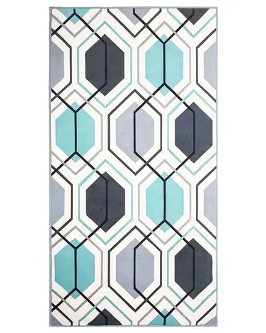 Alfombra GIRESUN Multicolor 80 x 150 cm - Accesorios decorativos
